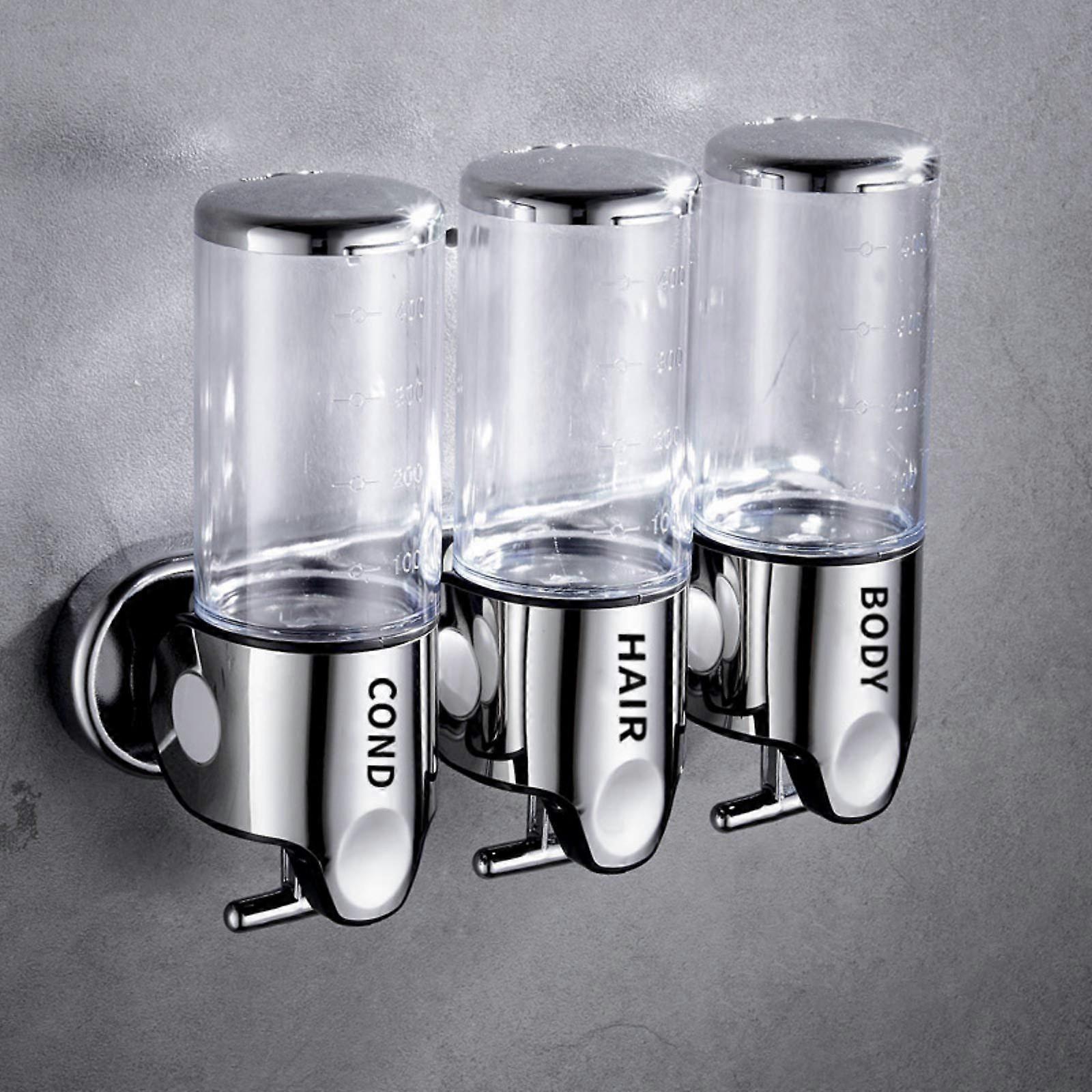 Touchless Soap Dispenser 450ml Transparent Refillable Wall Mounted Smart Sensor for Bathroom Kitchen