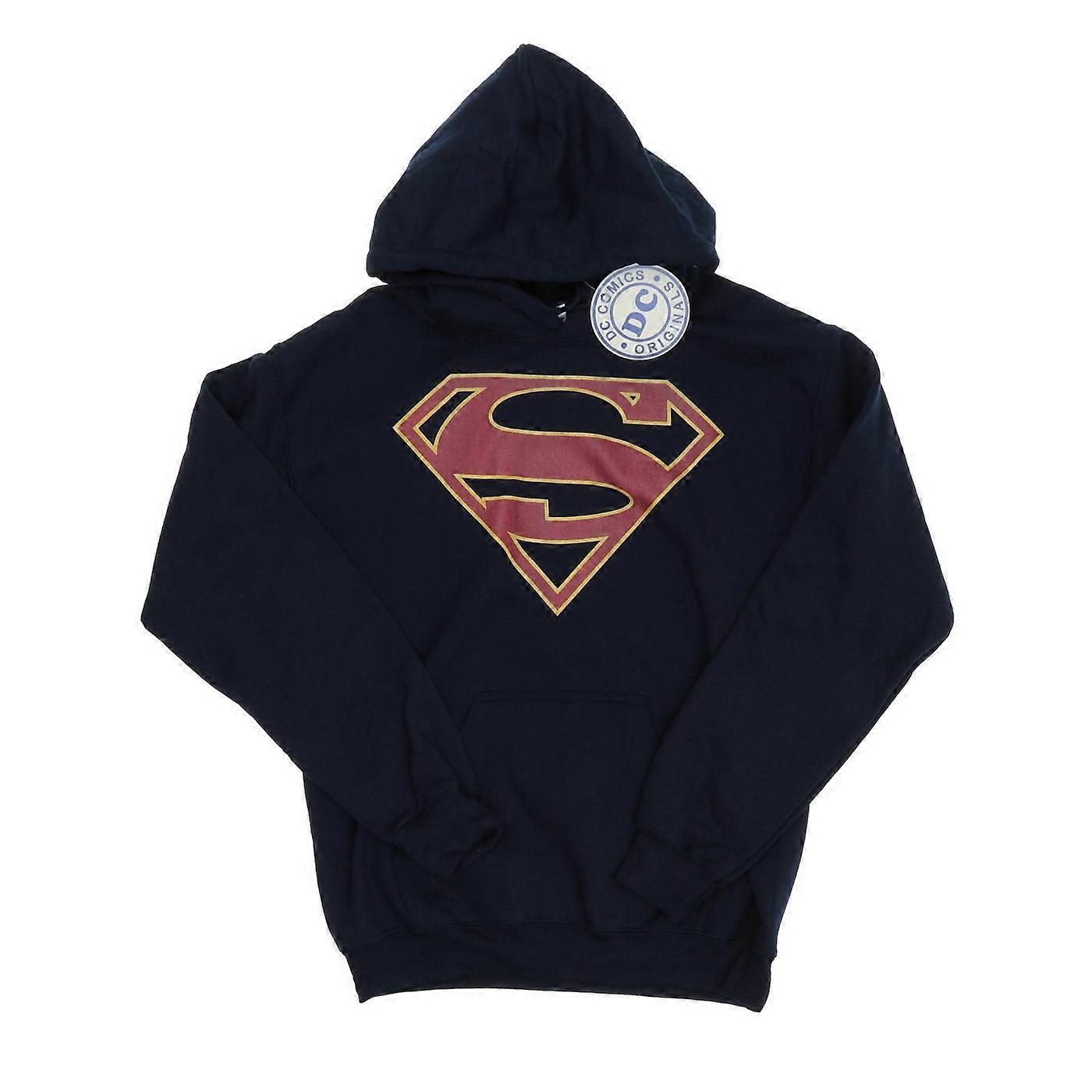 DC Comics Damen/Damen Supergirl Logo Kapuzenpullover