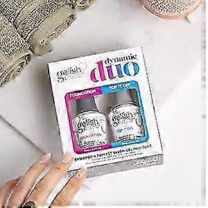 2pcs Top Sealer Long Lasting Nail Polish Set Beginner Soak Off Foundation Base