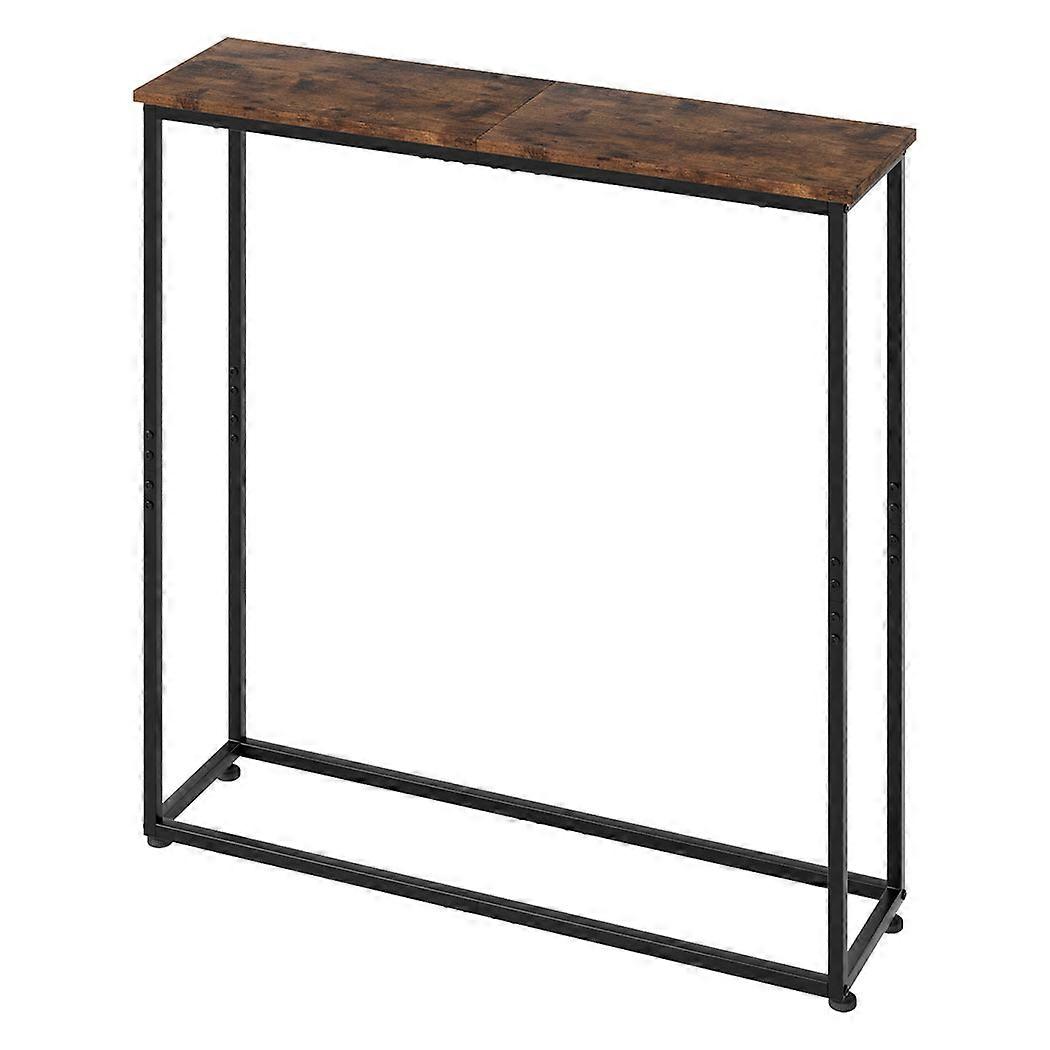Console Hall Table Slim Entryway Hallway Sofa Table Display Shelf Industrial