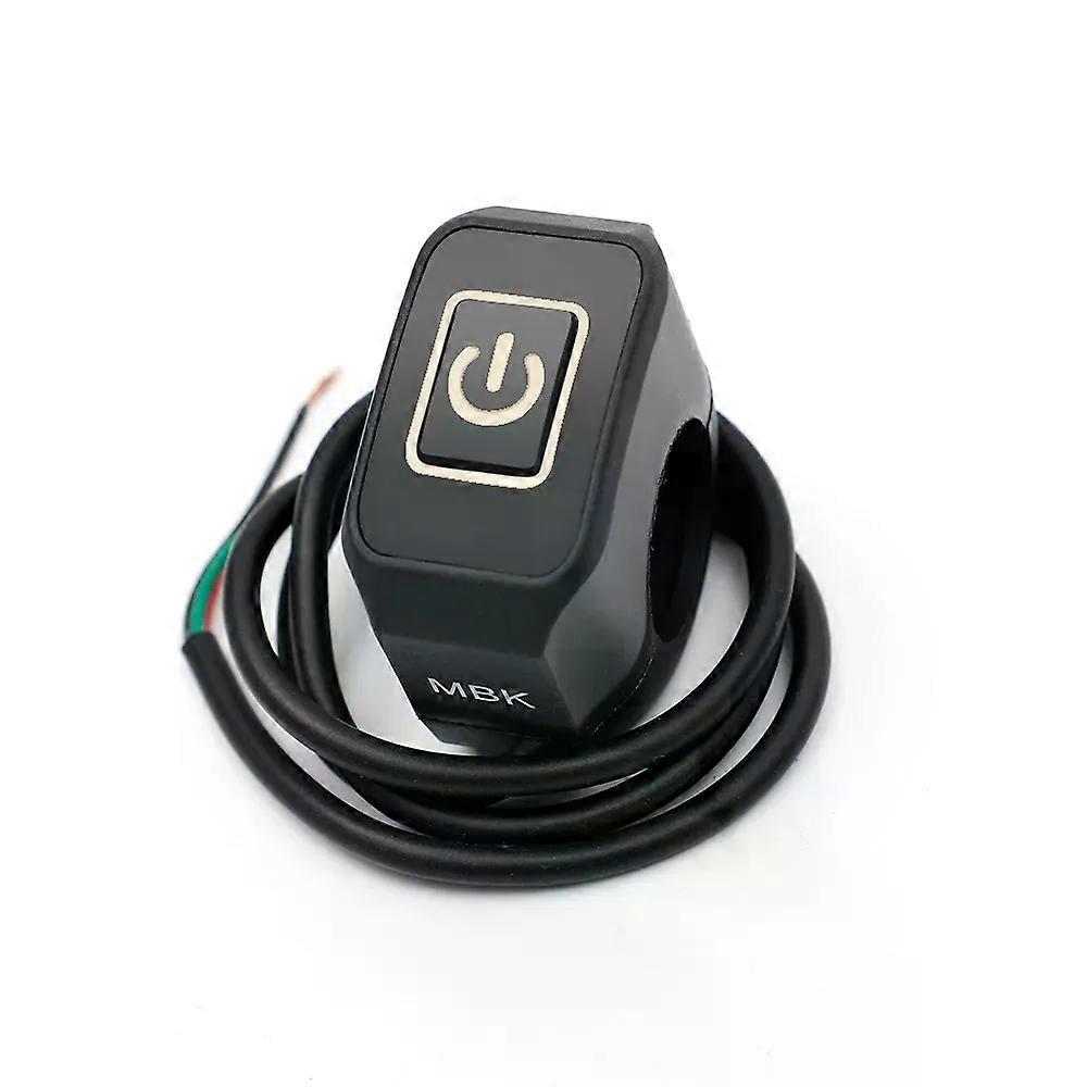 Universal Motorcycle Handlebar Switch Button 12V Button Connector Switch for Electric Star Pressure Waterproof Control Switch