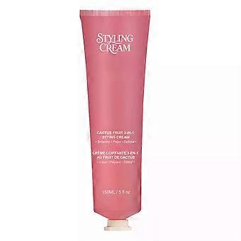 3-in-1 Stylingcreme – Für geschmeidiges Styling, glänzendes Föhnen, definiert Locken, Slick-Back-Stylingcreme, Anti-Frizz, geschmeidig und weich, verleiht Locken Glanz