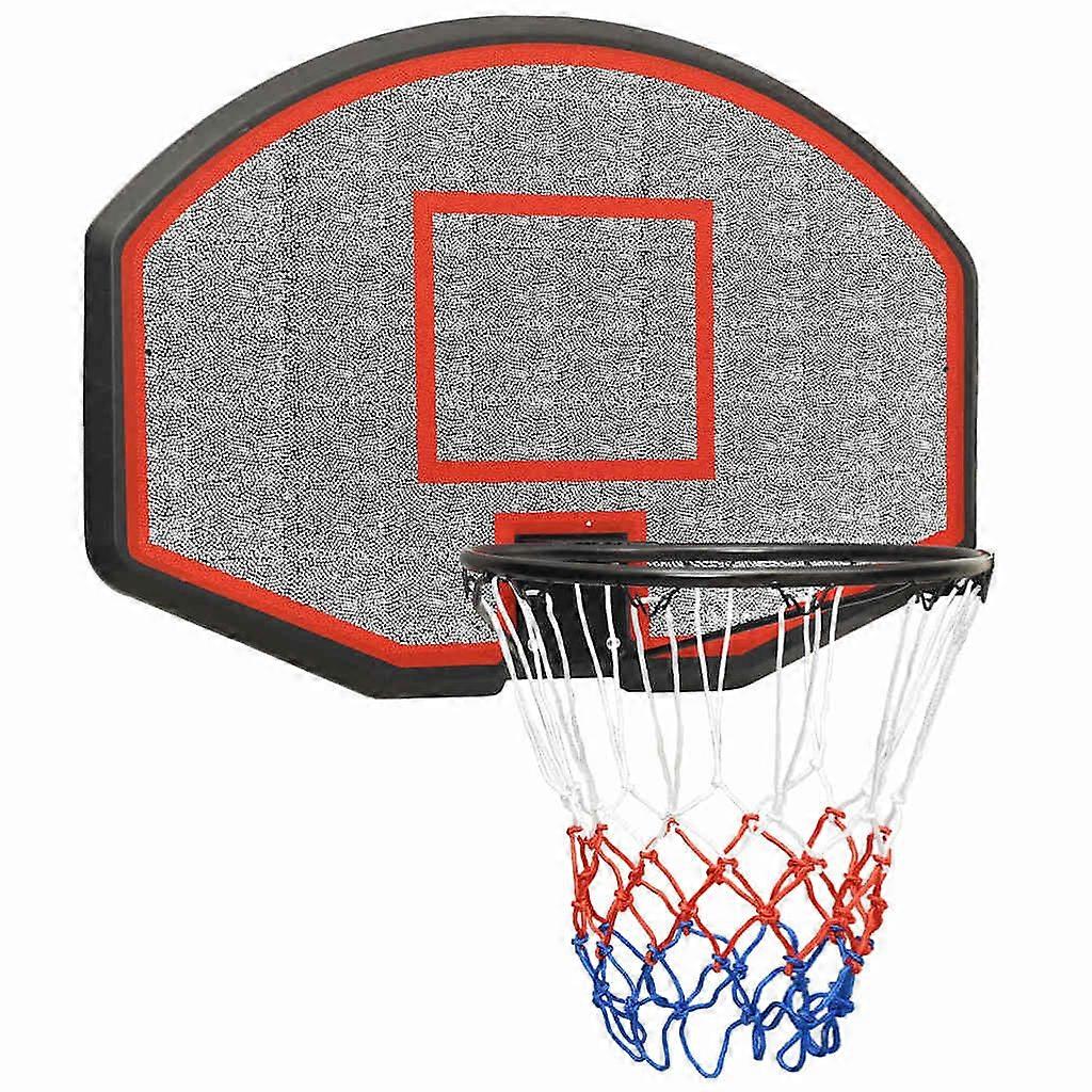 vidaXL Basketbalbord 71x45x2 cm polyetheen zwart
