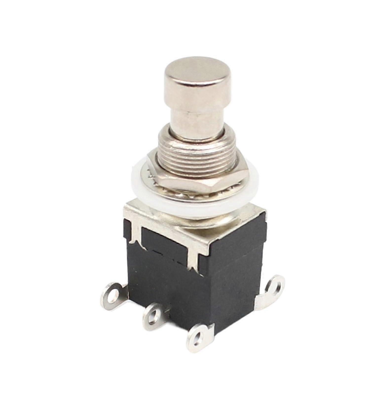 Guitar Effects Pedal Footswitch with Locking 3PDT True Bypass, Brown Durable HeatResistant