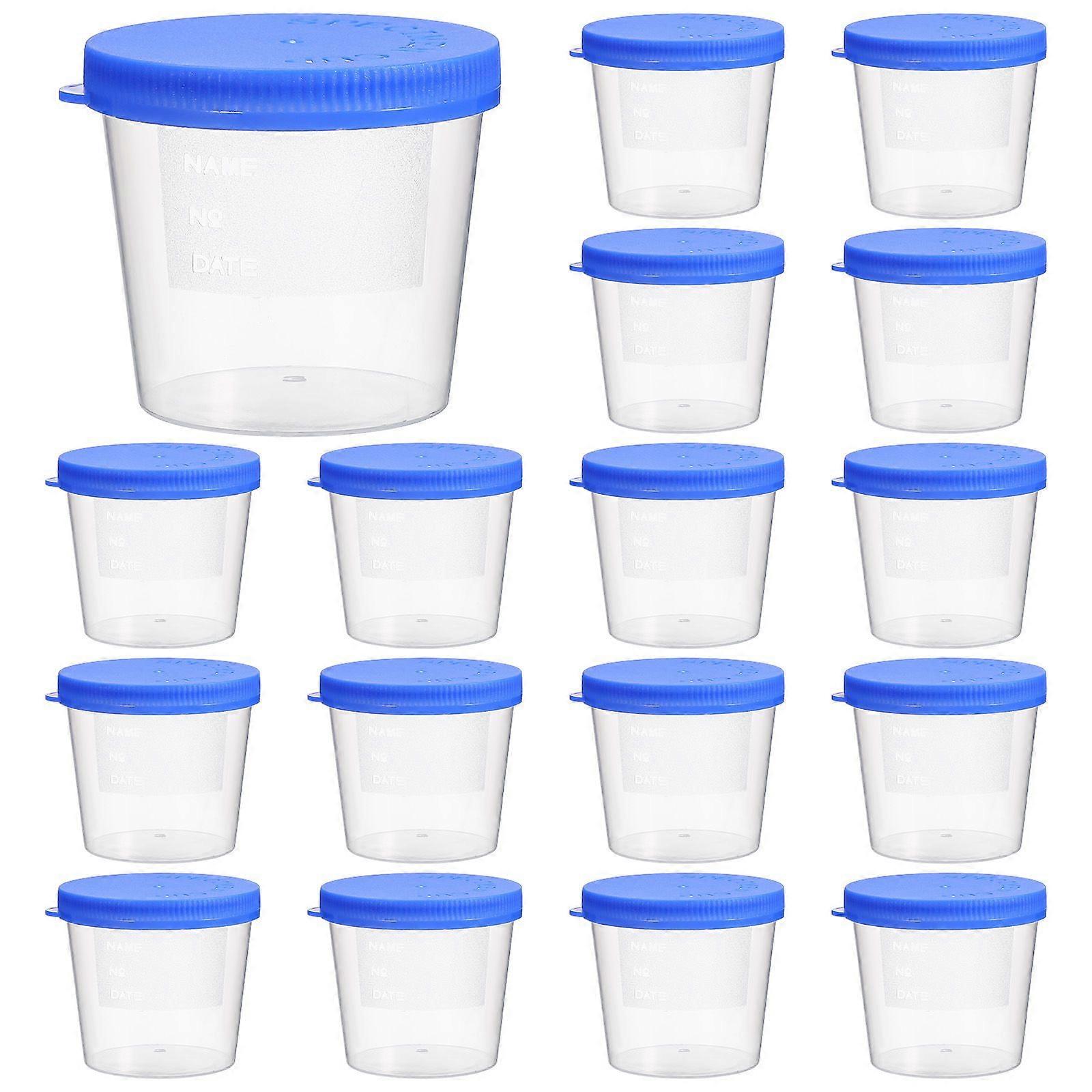 30pcs Disposable Sputum Containers Medical Sputum Storage Cup Sample Cup
