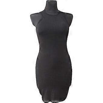 Abito sopra il ginocchio FOREVER 21 - Moda estiva traspirante ed elegante - Poliestere, Rayon, Elastan, Taglia S, Nero