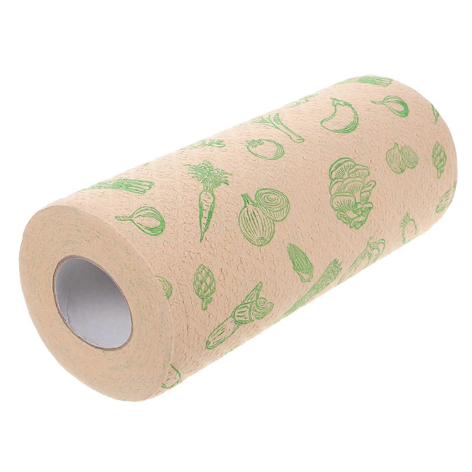 Kitchen Water Absorption Kitchen Hand Towels Disposable 1 Roll for Home Use