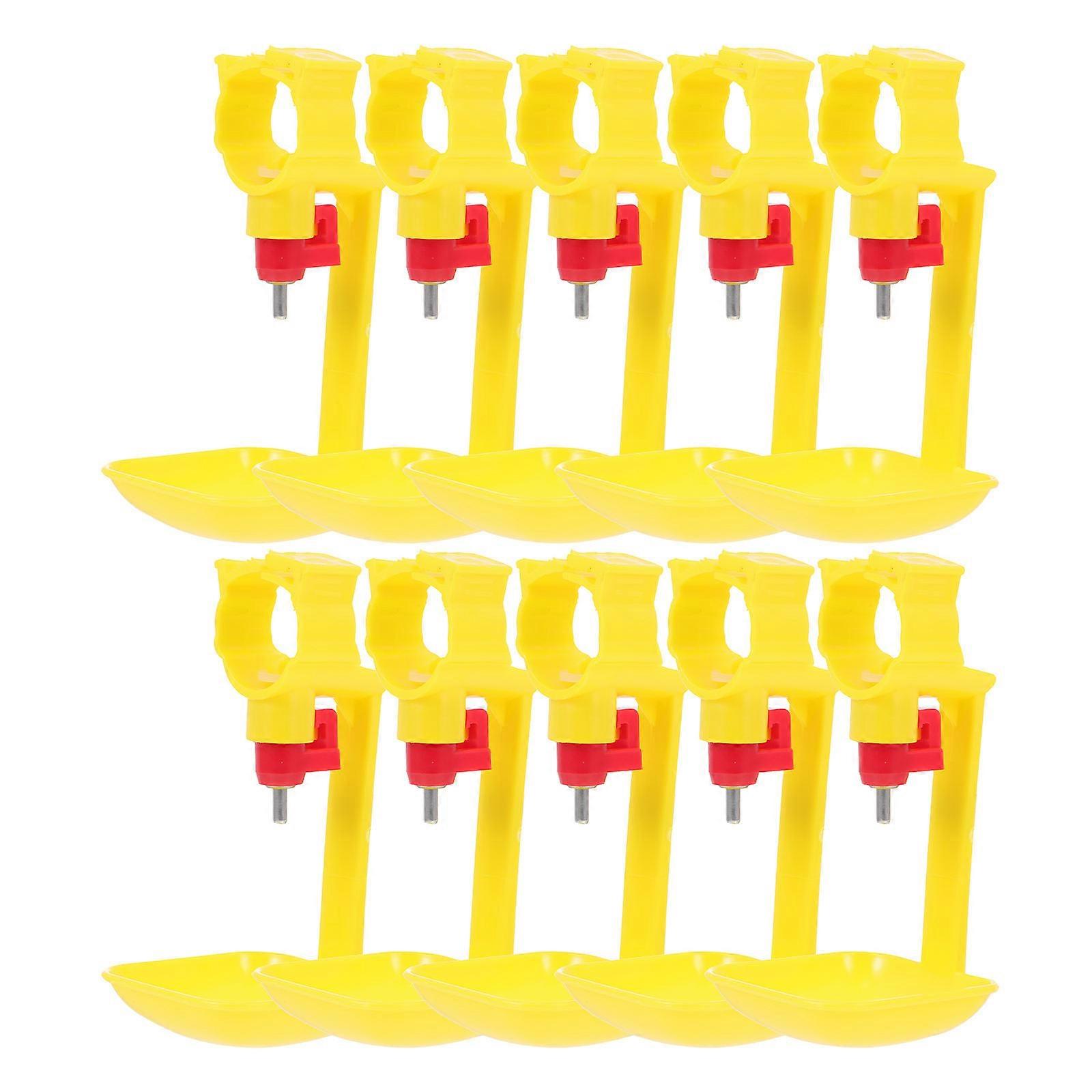 Chicken Water Drinker Useful Nipples Drinker for Feeding Use 10Pcs