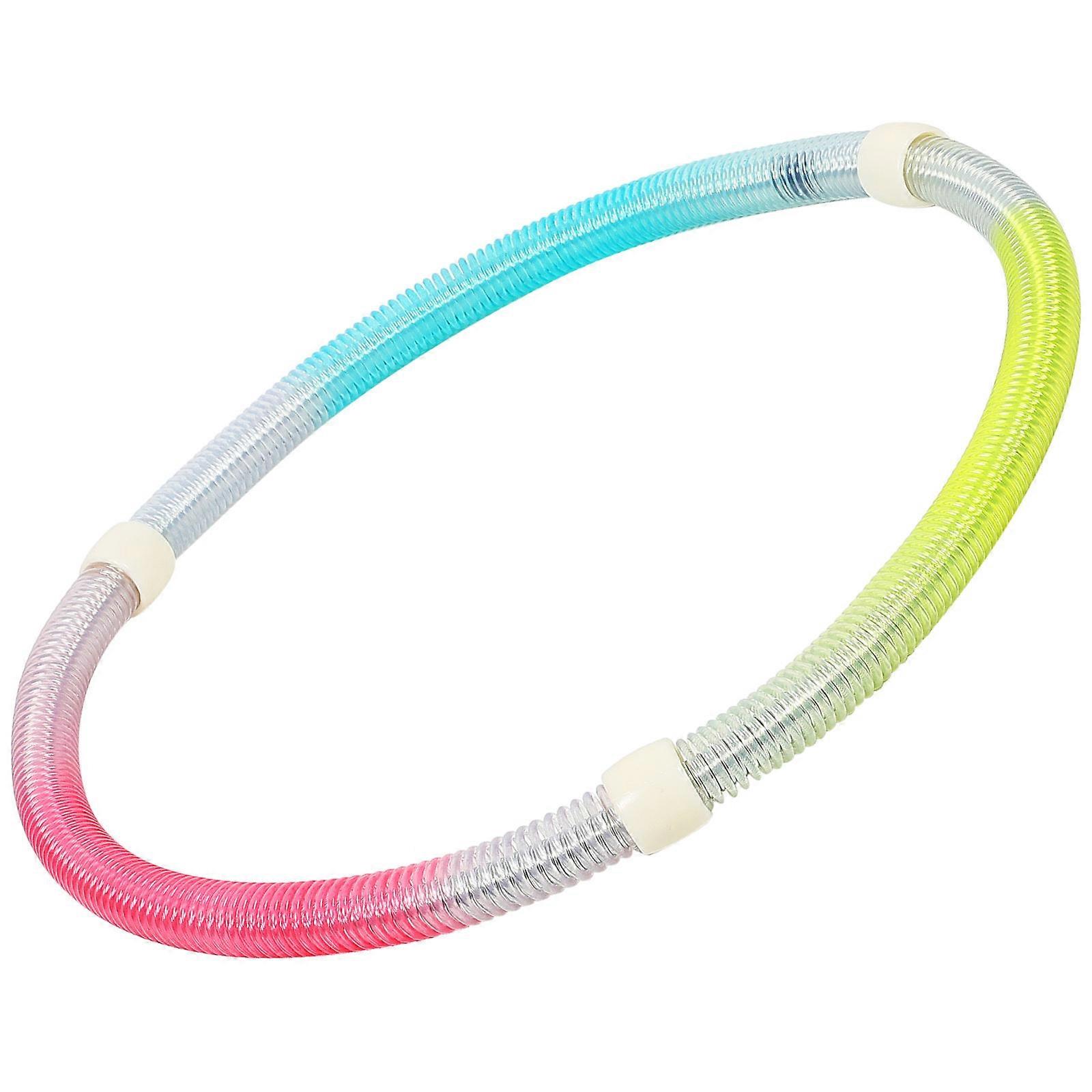 Indoor Spring Belly Hoops for Belly Workout with Comfortable Grip