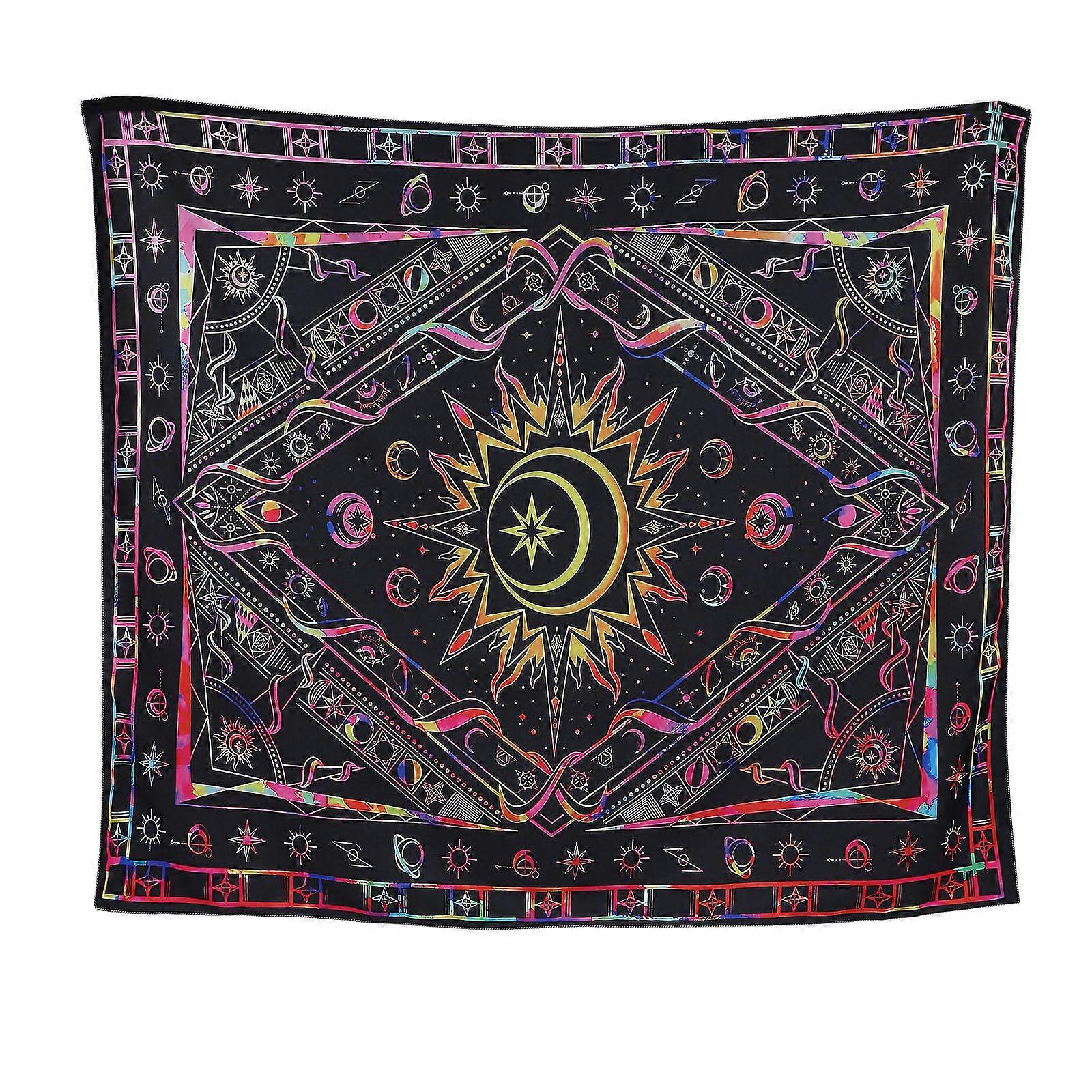 Decorative Tapestry Moon Star Pattern for Decor 1Set Hanging Wall Backdrop