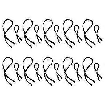 20pcs Adjustable Long Hair Ties for Curly Hair for Women Natrual Curly Hair/Thick Hair/Kinky Hair Afro Puff Pnoytail