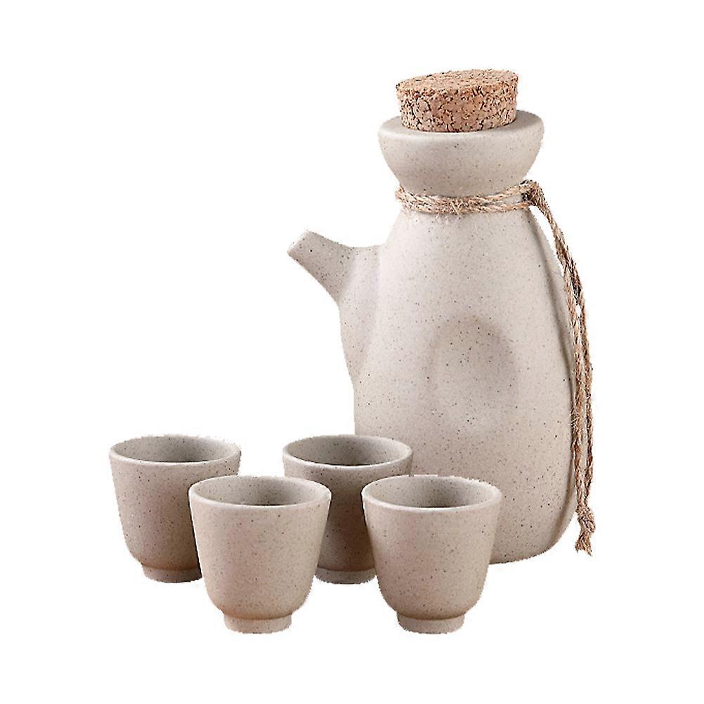 Ceramic Sake Pot Multi-Functional Wine Kettle for Home 1Set
