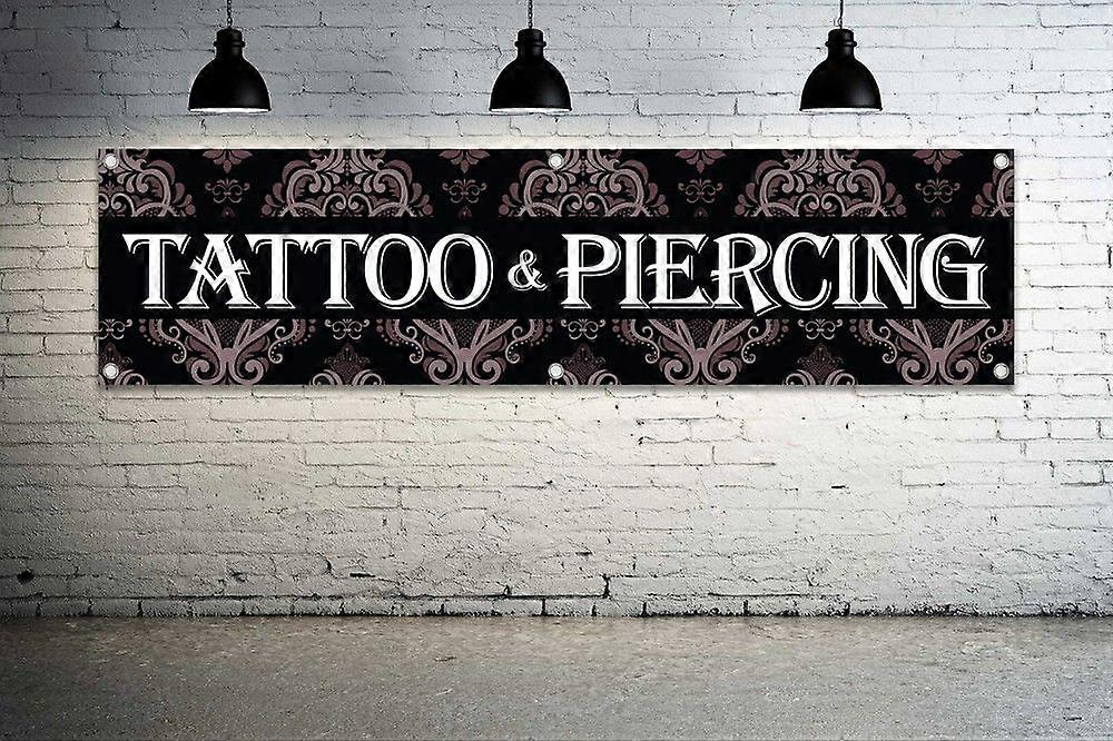 TATTOOS PIERCINGS Banner FB1232