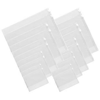 10pcs Fermeture Éclair Design Vêtements Sac De Rangement Épaissir Vêtements Emballage Sac Vêtement Wrapper pour Voyage