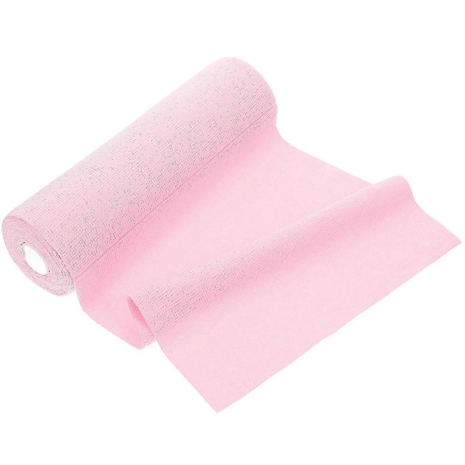 Quick Dry Microfiber Cleaning Cloths Roll for Kitchen Durable Pink