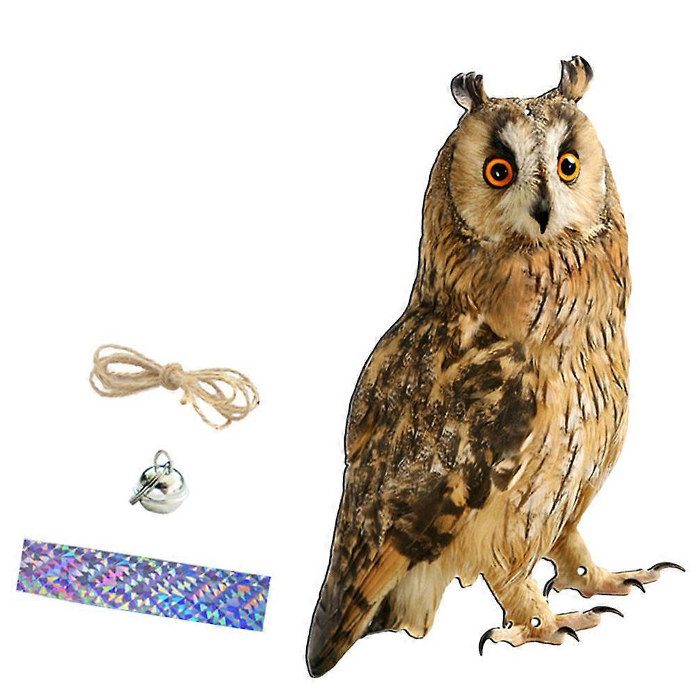 PP Material Garden Bird Deterrent Owl Hanging Decor 1Set