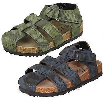 Sandales d'été décontractées pour garçon JCDees N0071 - Kaki synthétique - Pointure UK 9 - Pointure EU 26 - Pointure US 10