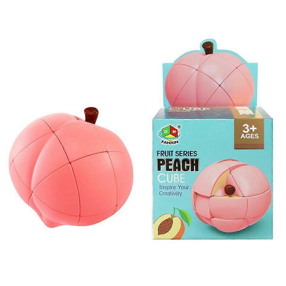 Fruit 3x3 Magic Cube ,Style: Peach