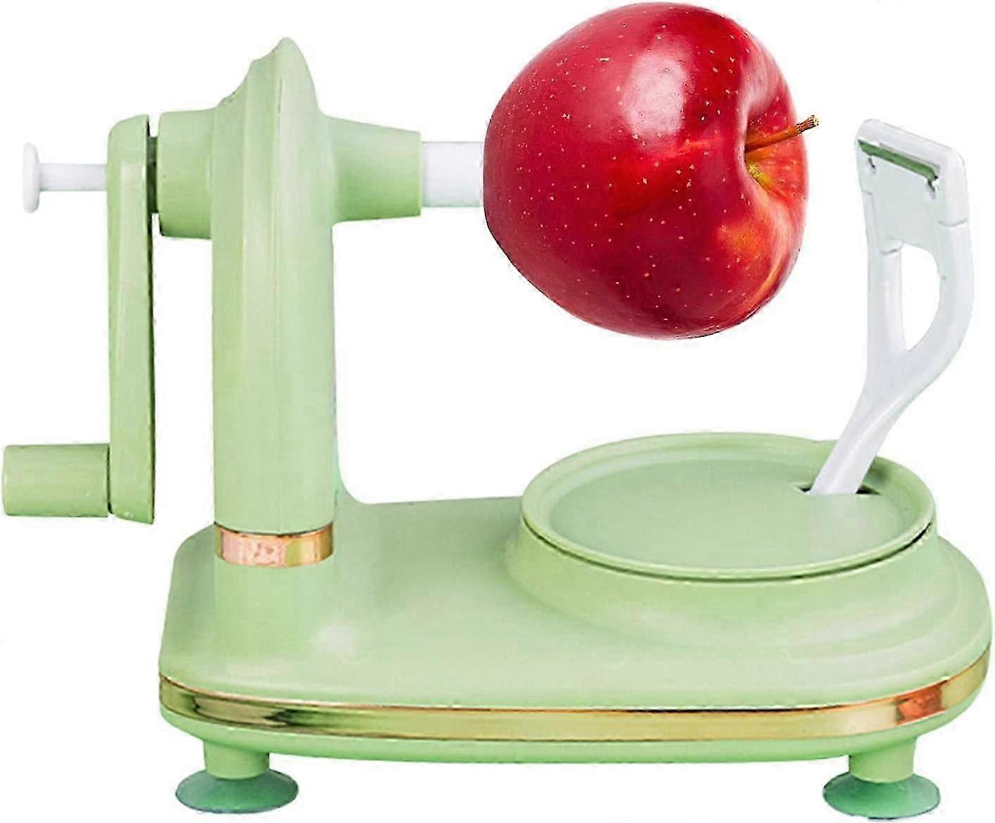 Quick Manual Apple Peeler with Automatic Hand Crank