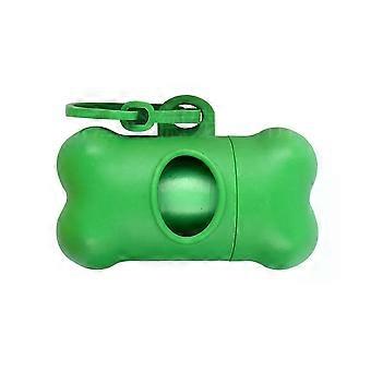 Bone Shape Dog Poop Bag Dispenser Disposable Pet Waste Holder Carrier Plastic