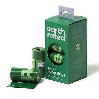 Dog Poo Bags, Guaranteed Leak Proof 120 bags, Lavender-scent
