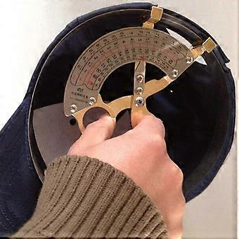 Stainless Steel Hat Ruler Scissor Type Ring Compass Adult Hat Size Measuring