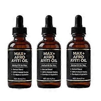 30ml African Herbal Oil for Men Natural Hair Hydration 3pcs Pack