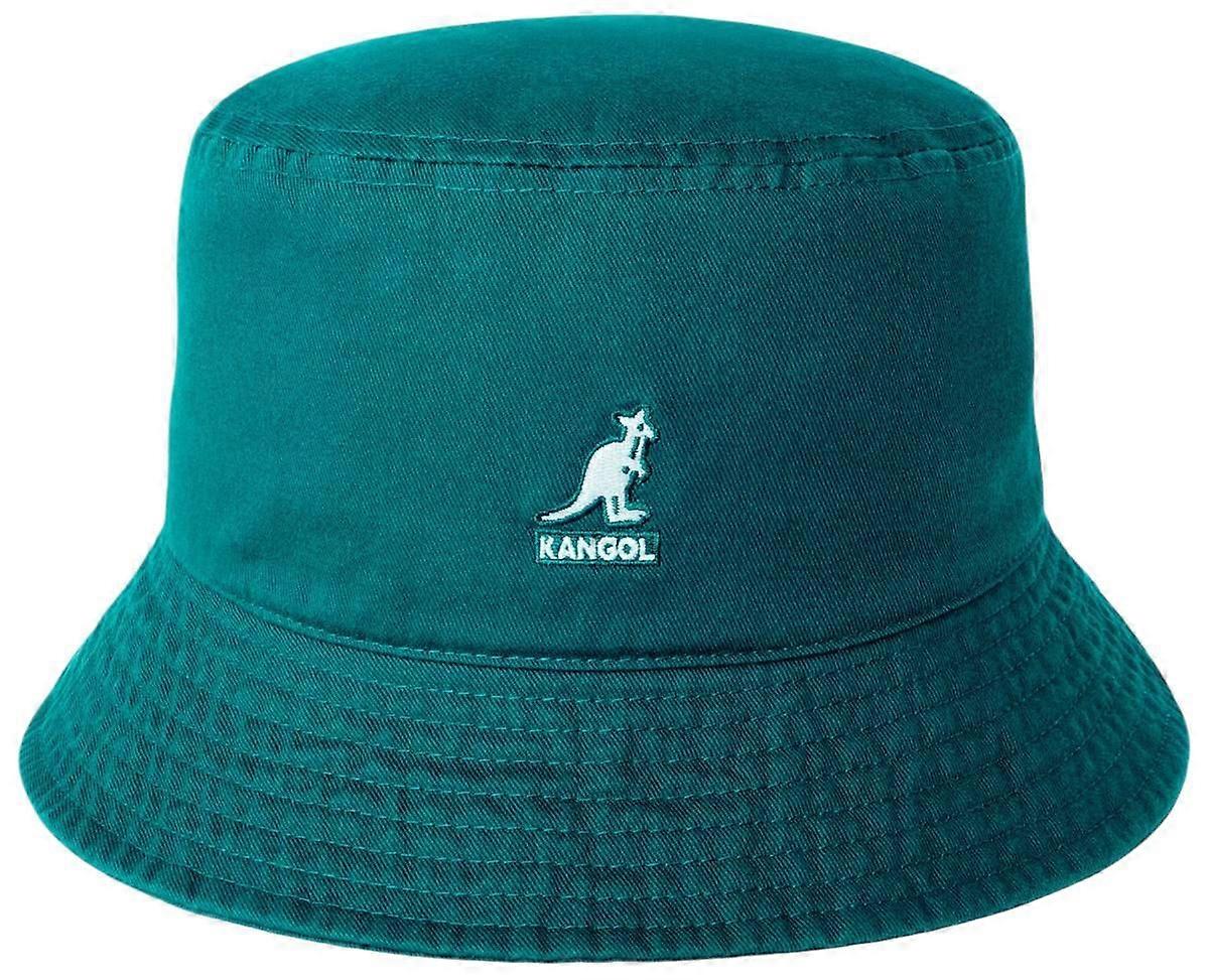 Kangol Washed Bucket Hat - Teal Blue