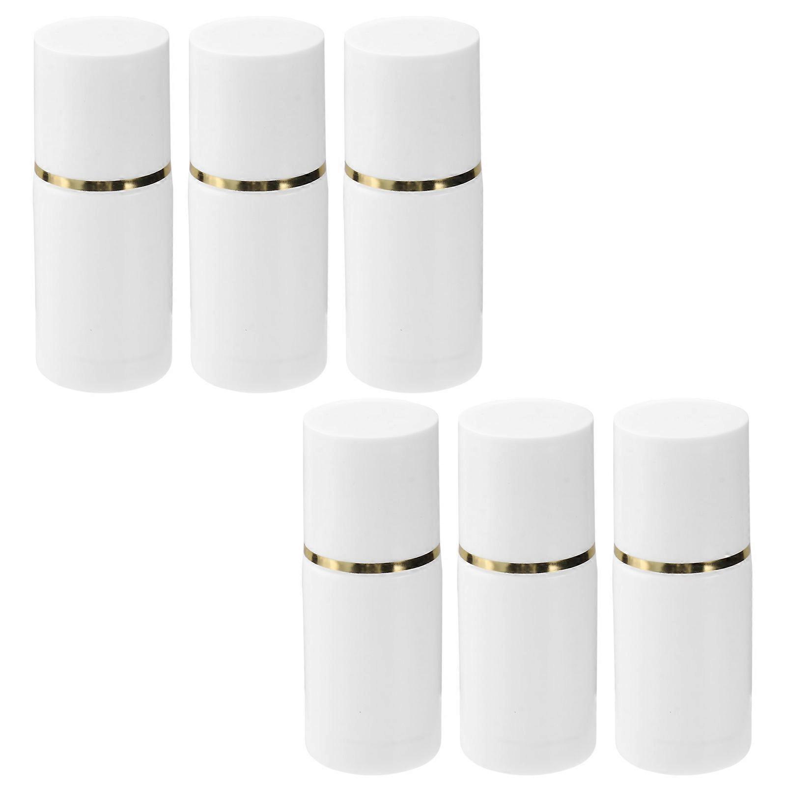 Sponge Tip Bottles Temporary Container White 20ml 6Pcs For General Users