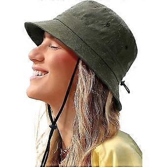 Waterproof Bucket Hat for Women Men Rain Hat UPF 50+ Wide Brim Boonie Sun Hat Foldable Summer Floppy Beach Fishing Safari Hat