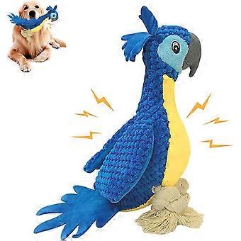 Stuffed Dog Plush Toys, Crinkle & Squeaky Dog Toys - Durable Tug of War Interactive Dog Chew Toys for Puppy Medium Breed Dogs Reducing Boredom Aggress