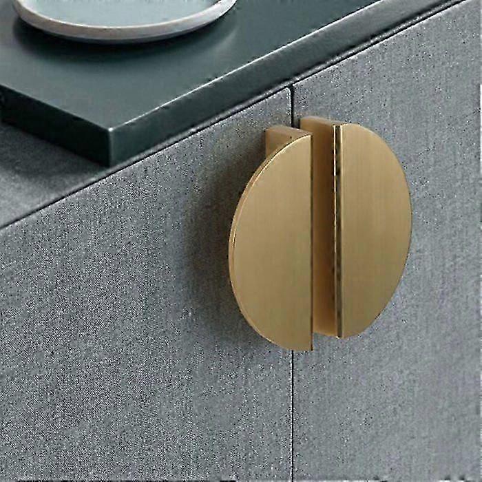 2 Pack 3.35 Inch Diameter Instant Self Adhesive Cabinet Drawer Pulls, Blue Adhesive Knobs