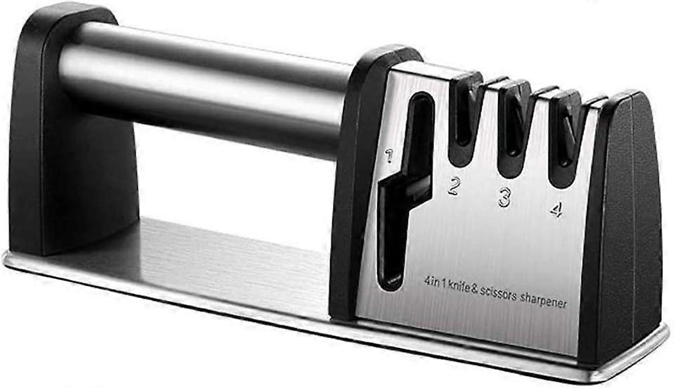 Professional Knife Sharpener, Knife Sharpener, 4-in-1 Kitchen Knife Sharpener
