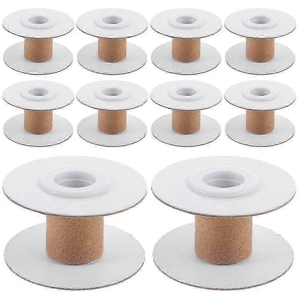 20Pcs Empty Wire Spools Removable Paper Sewing Spools Thread Spools Embroidery Weaving Bobbins