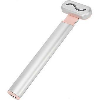 Bio Micro-elektriciteit Rf Eye Lifting Wand, Ems Face Massager tegen rimpels, 270 roterende gidskop, vibratie voor infuseren, warm doordringen