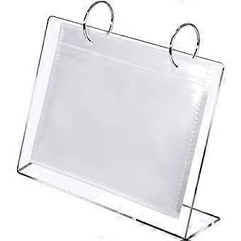 3x5 Index Card Holder, Plastic Acrylic Index Card Display Holder for Flash Cards