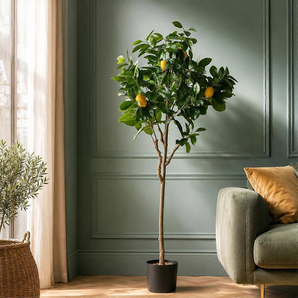 150cm Artificial Lemon Tree Premium