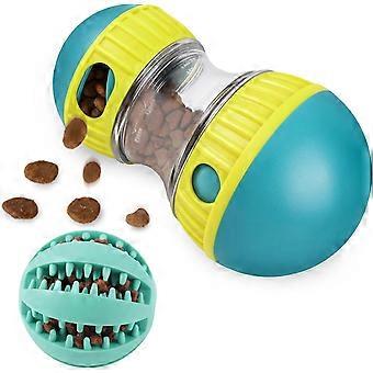 Adjustable treat dispenser ball for dogs, slow feeder, educational toy, puppy training toy, interactive pet chasing toy suitable for small, medium a