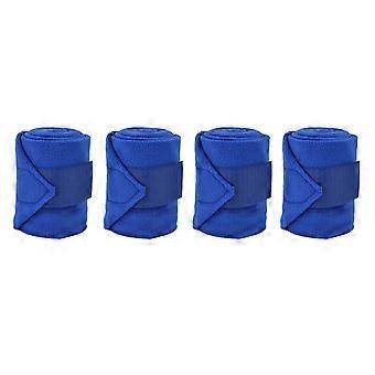 Kit de 4 adjuntos de pattes de cheval en poliéster sopa para chien, vache, chat, bleu