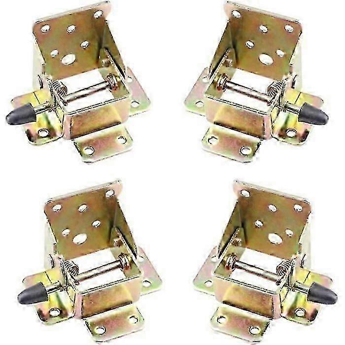 Z7 Folding Table Legs, 4 Pcs Self-Locking Hinges, Foldable Support Frame For Workbench