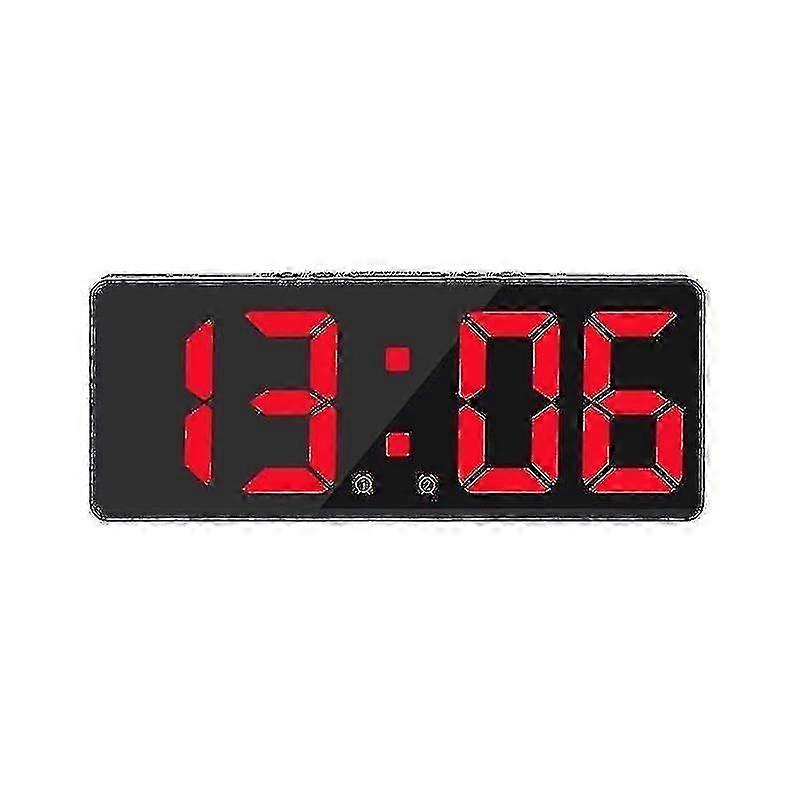 Smart Large Digital Wall Clock App Control Time/date/&sound Activate & Countdown Function Stepless Brightness & Volume Alarm With Snooze Functio
