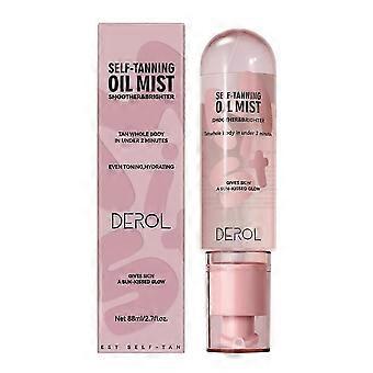 Brume d’huile autobronzante, brume d’huile autobronzante hydratante, spray autobronzant correcteur de couleur pour une peau lumineuse et uniforme, sans cruauté et végétalien 88ml