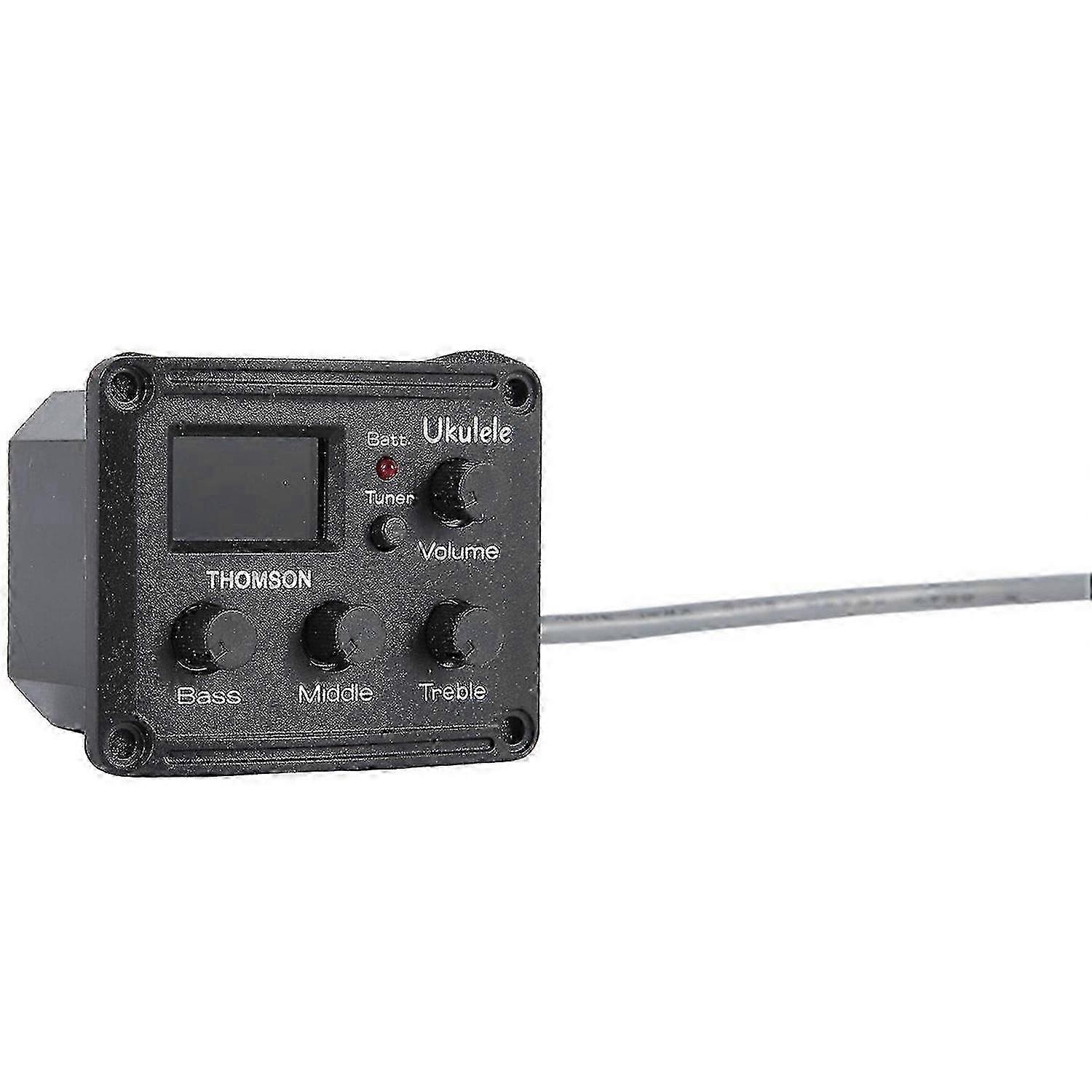 Ukelele Uke Piezo 3-Band EQ Equalizer Tuner System with LCD Display