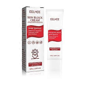 EELHOE Sunscreen, Summer Outdoor Protection, Refreshing, Non-Sticky, Uv Blocking, Moisturizing, Hydrating And Protective Cream