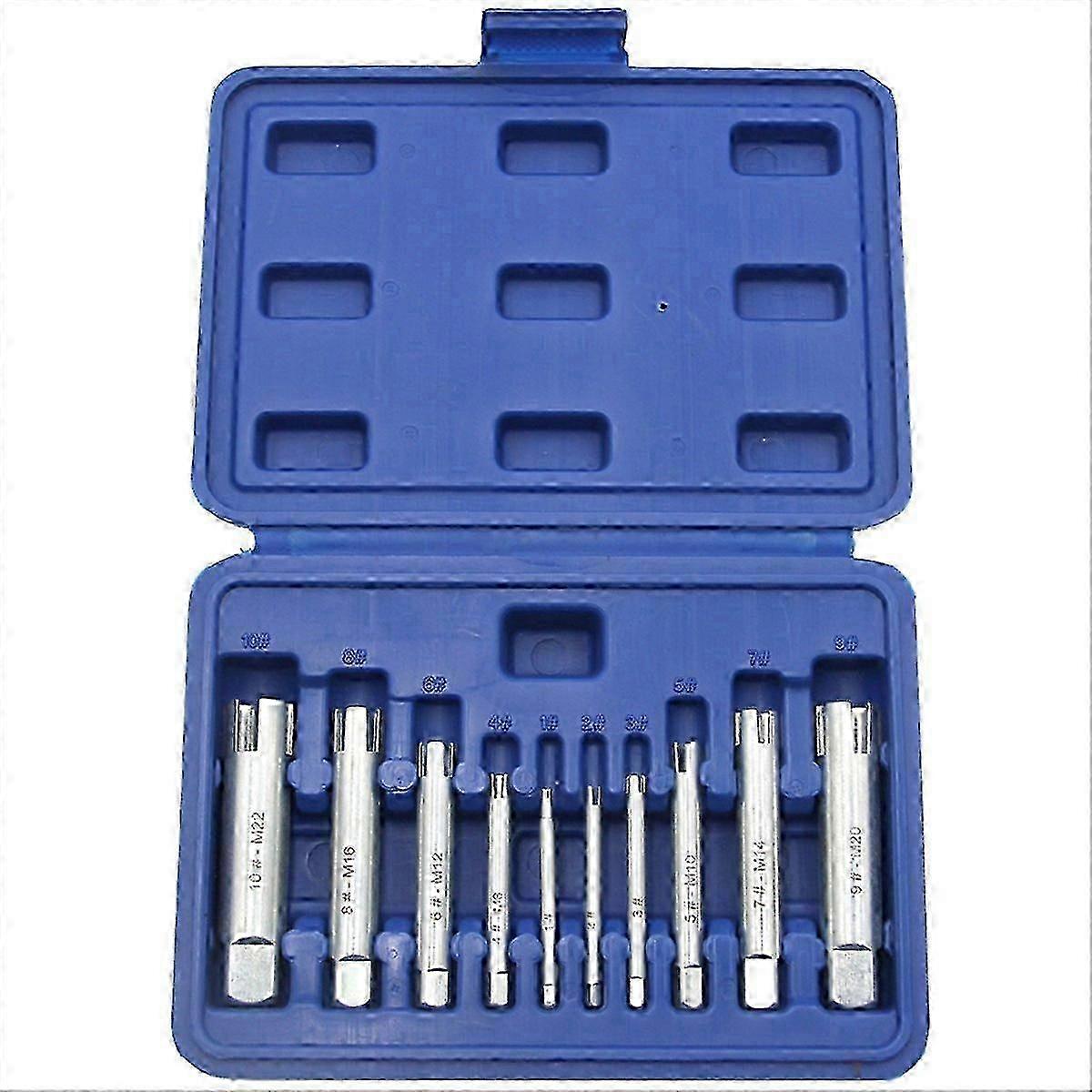 hard 10pc Broken Head Tap Extractor -M22 Hand Thread Extractor Broken Thread Tapping Counter Thread Tap T good quality