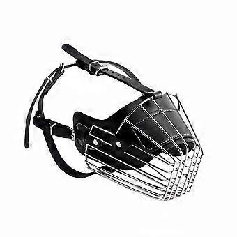 Metal Pet Mouth Guard Bite-Resistant Wire Basket Muzzle Stainless Steel Pet