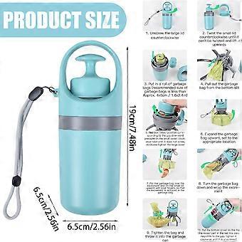 No Touch Dog Poop Bag Scoop, 6-Claw Portable Grabber, Dog Poop Picker,