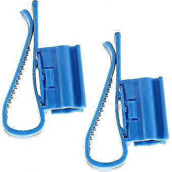 Hose Holder Plastic Fish Tank Hose Clip Adjustable Aquarium Filter Bucket Mounting Clip (blue) (2pcs)