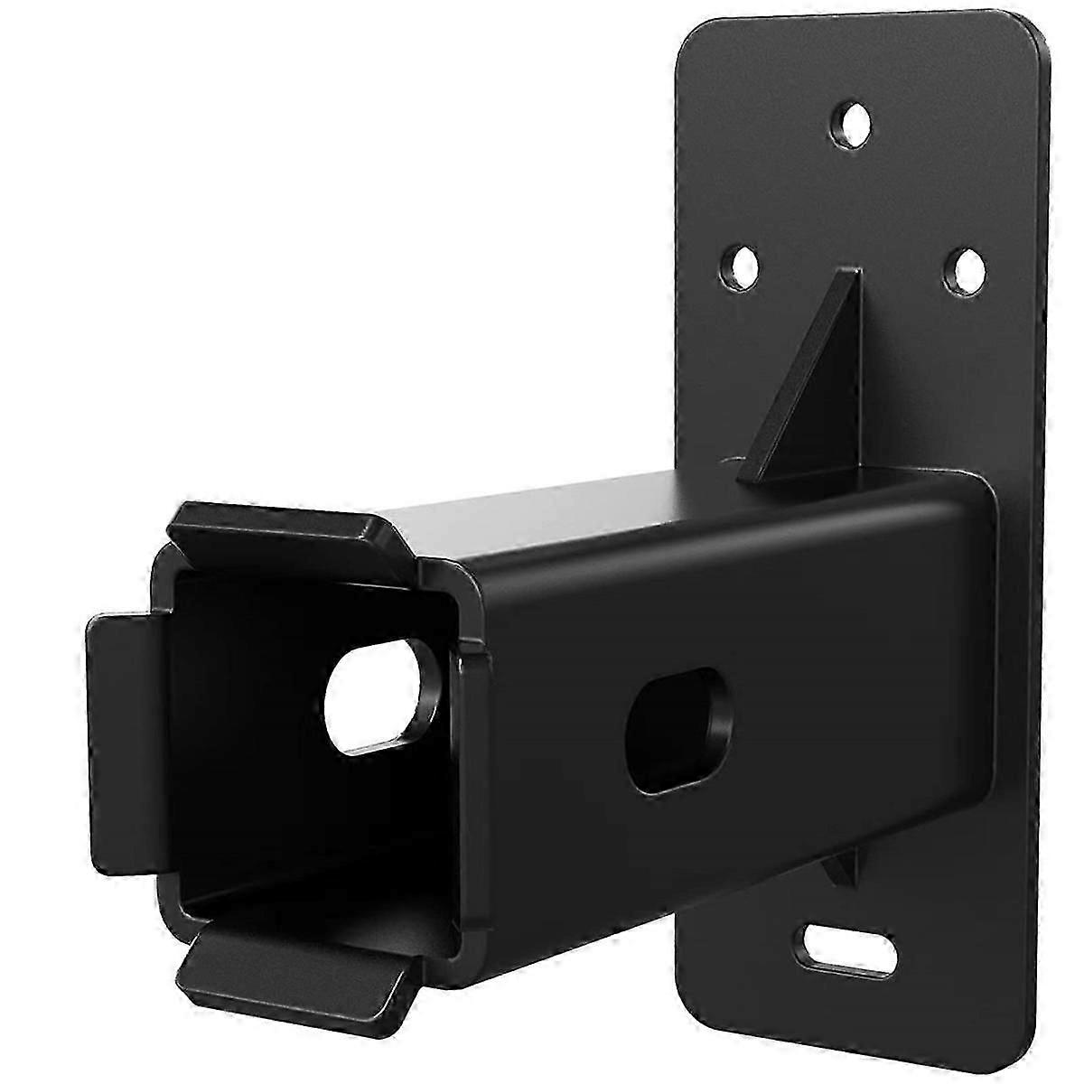 Hitch receiver wall mount for bicycle storage