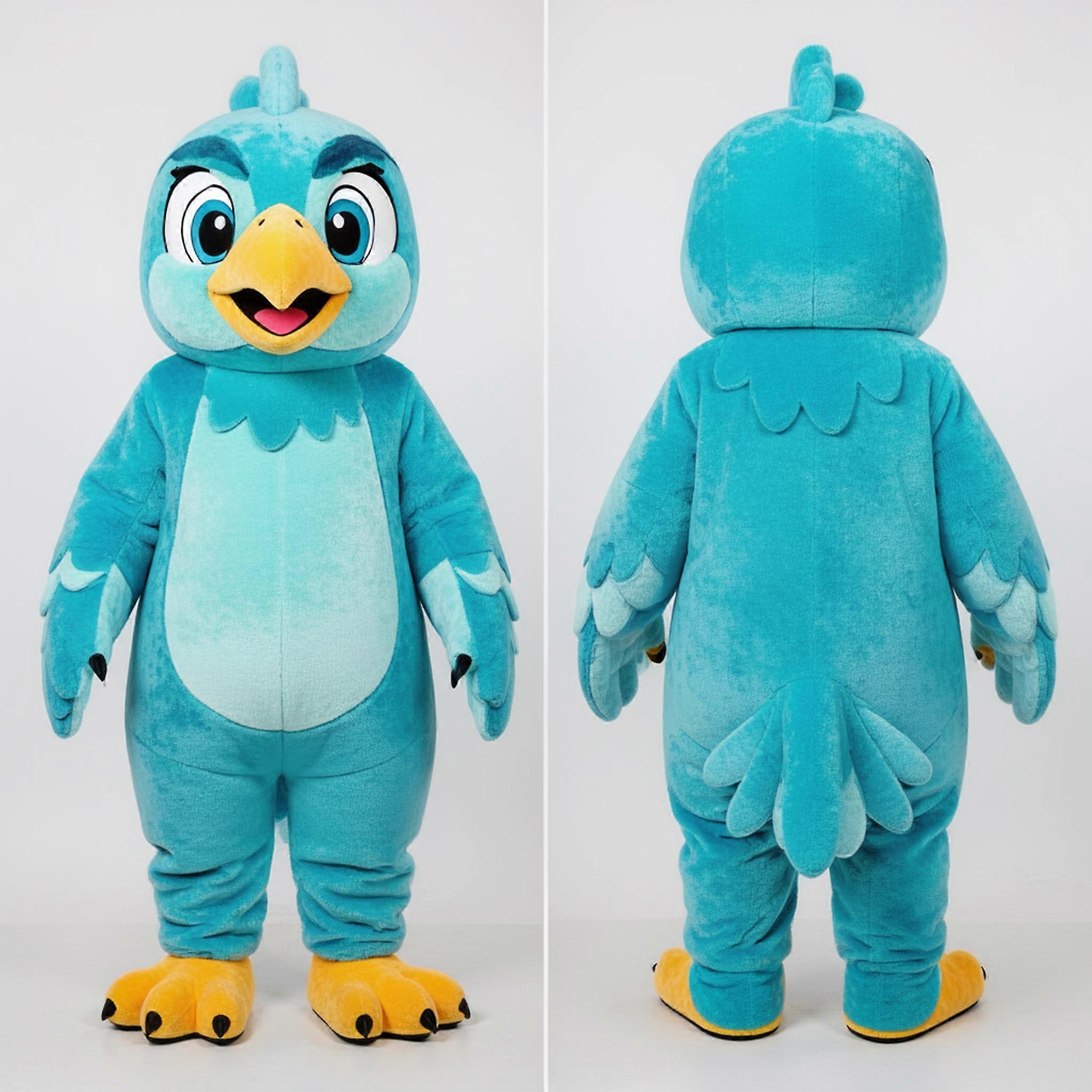 MASTICOT Cyan Broad Winged Hawk Mascot